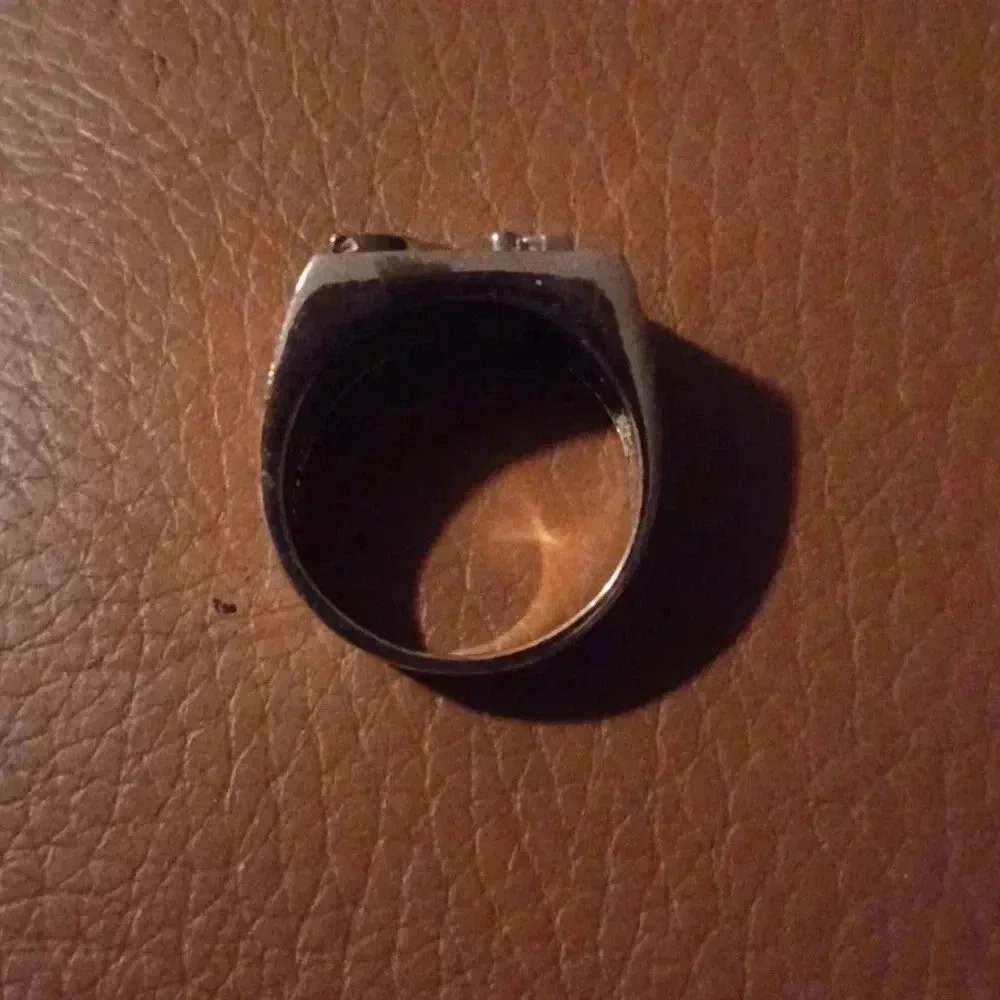 Gold plated men's ring